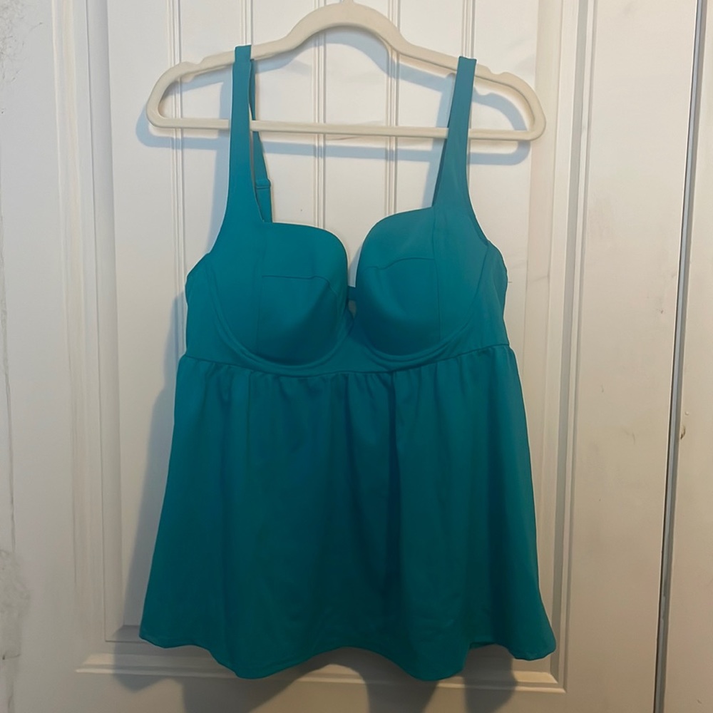 Blue tankini